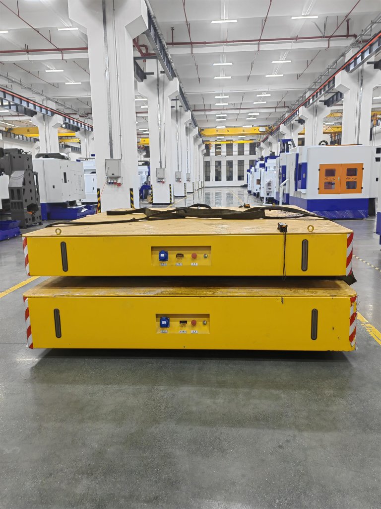 Trackless Electric Truck for warehouse material handling Trackless Transfer Trolley