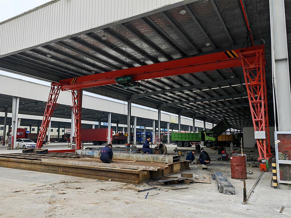 Wind-Resistant Single-Beam Gantry Crane for Shipyards