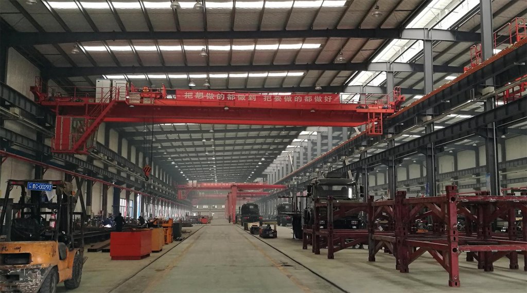 Main beam structure of QD Series Double-Girder Hoisting Trolley Bridge Crane Double-Girder Overhead Crane