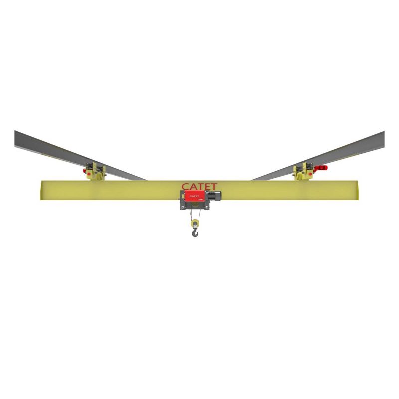 compact LX electric single girder suspension crane for small workshop