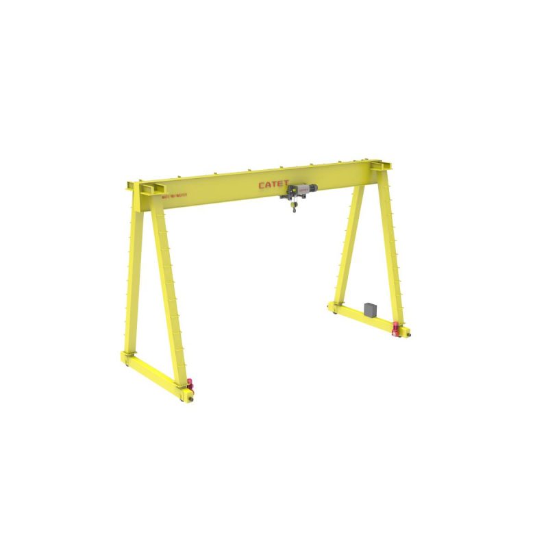 European Single-Beam Gantry Crane: Low-Headroom Lifting
