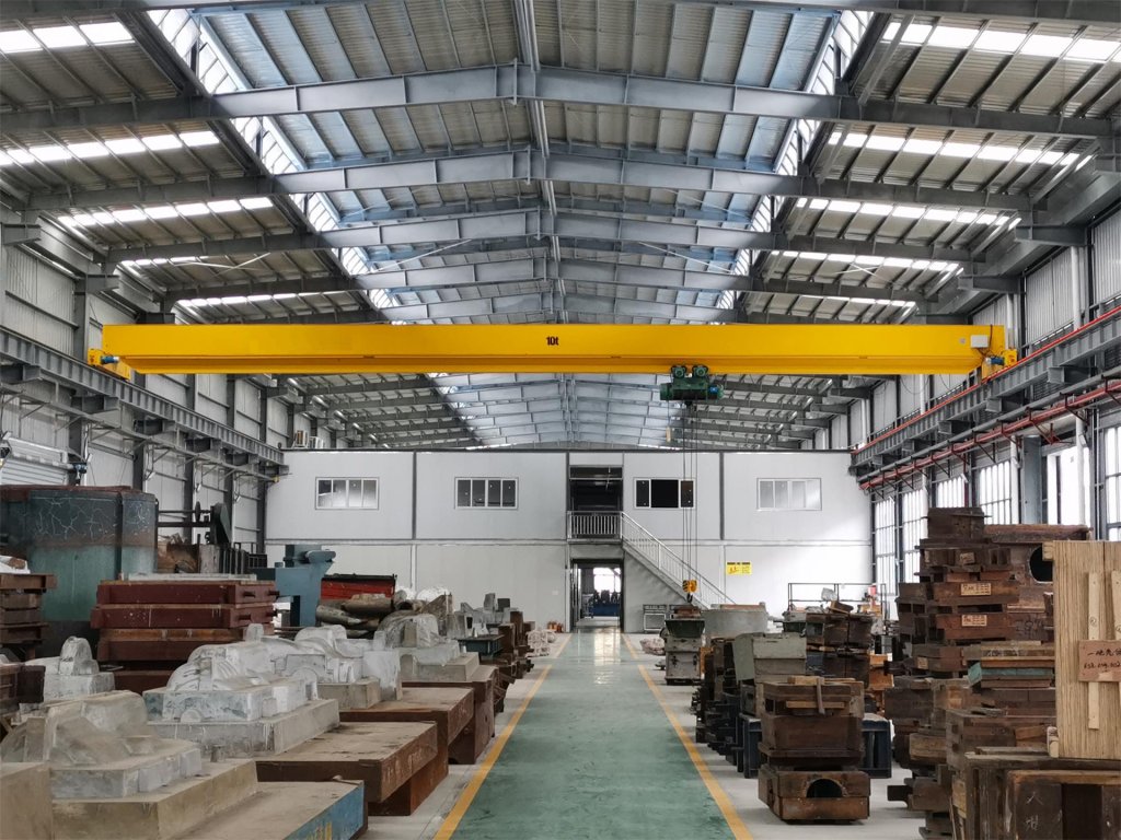 Single-girder bridge crane