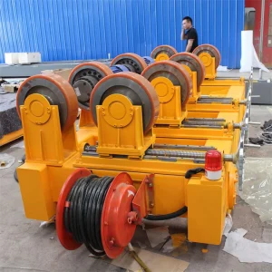 heavy duty coil handling electric transfer trolley