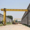 outdoor semi gantry crane with electric hoist