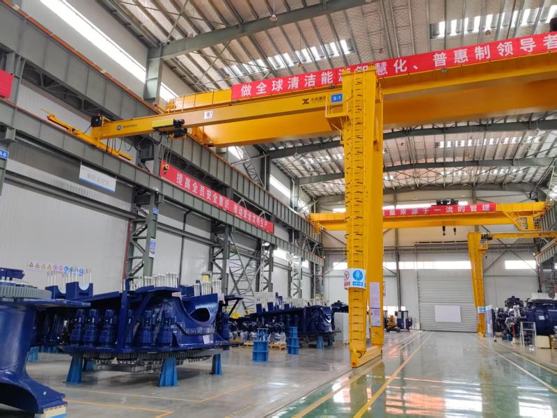 10 Ton Single Beam Semi Gantry Crane