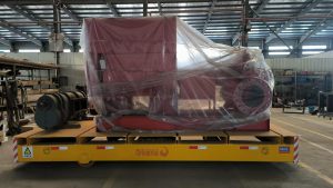 Trackless electric flatbed cart